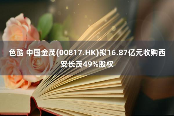 色酷 中国金茂(00817.HK)拟16.87亿元收购西安长茂49%股权